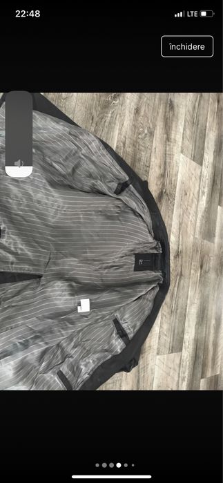 Sacou de piele de barbati David More marimea 54, XL