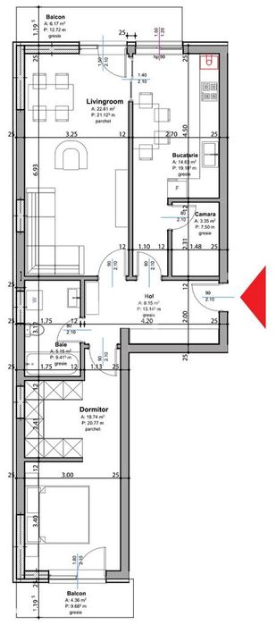 Apartament 2 camere Pitesti | Zona Stadion