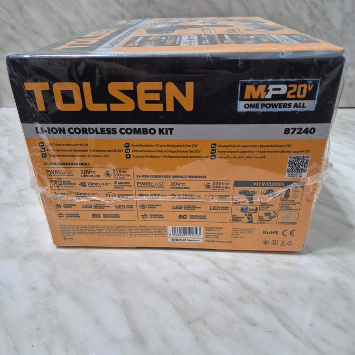 Set Bormasina de insurubat si bormasina de impact cu acumulator 87240