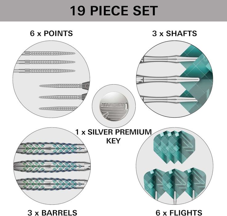 Дартс TARGET Rove Steel Tip Swiss Point, 90% волфрамов, barrel02,25 гр