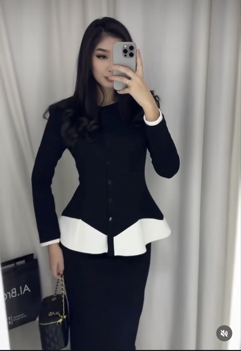 Двойка юбка с кофтой