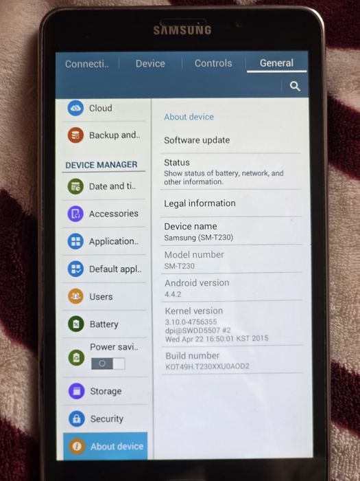 Samsung Galaxy Tab4 SM-T230