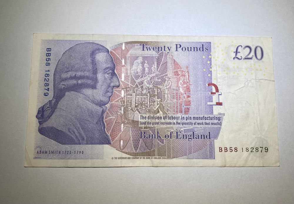Lira sterlina 20£