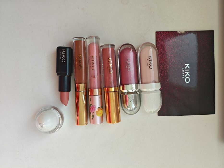 Kiko Milano нови оригинални 3D гланцове с блясък, балсами, червила