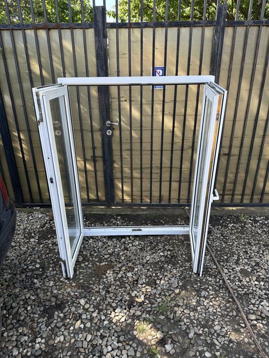 Fereastra geam termopan 1200x1500mm dubla deschidere + oscilobatare