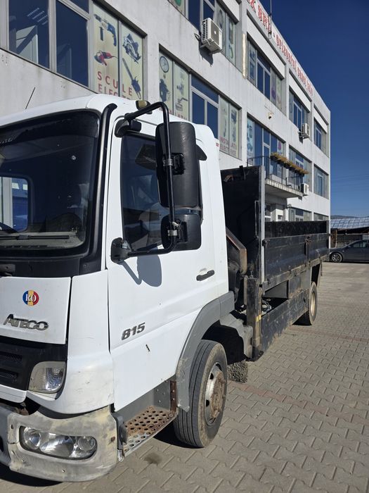 mercedes atego basculabil cu macara  7.5 t