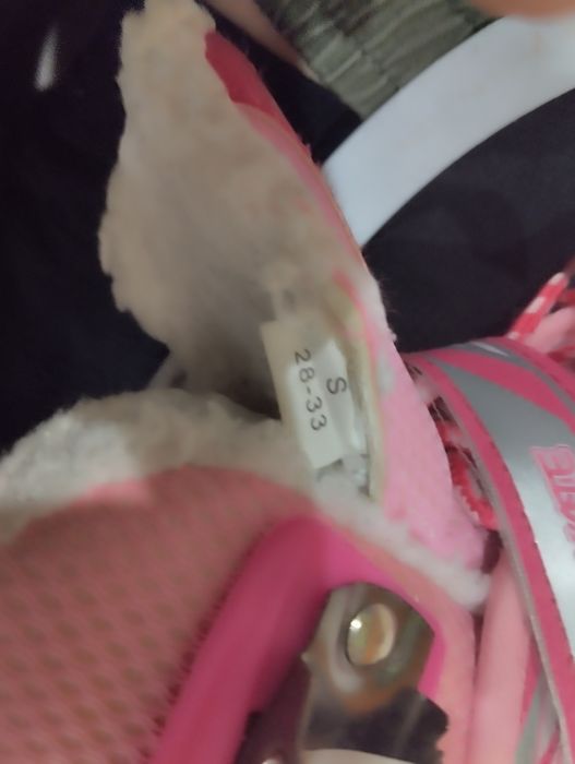 Коньки выдвижные размер 28-33