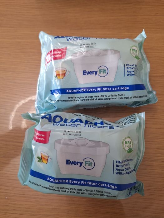 Set 2 filtre, Aquaphor, EveryFit, 200 l, Alb