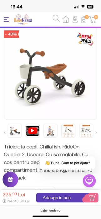 Tricicleta copii