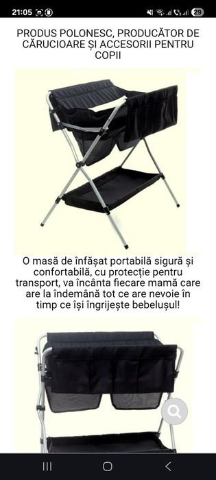 Masă de înfășat ADBOR NEO