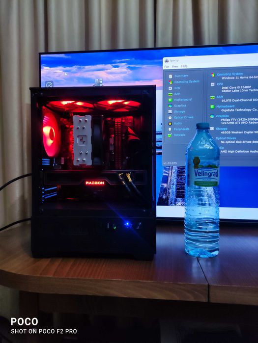 Геймърски Компютър i5 13400F / RX 6700 XT 12GB GDDR6