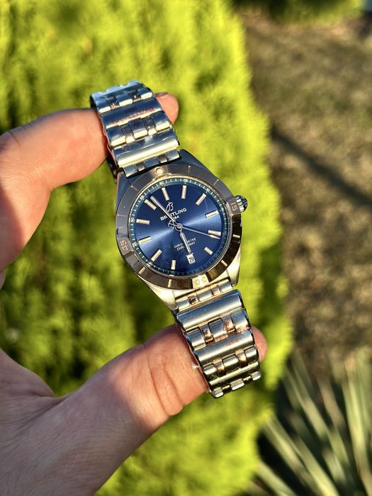 Breitling Chronomat  Blue Dial 36,mm lady