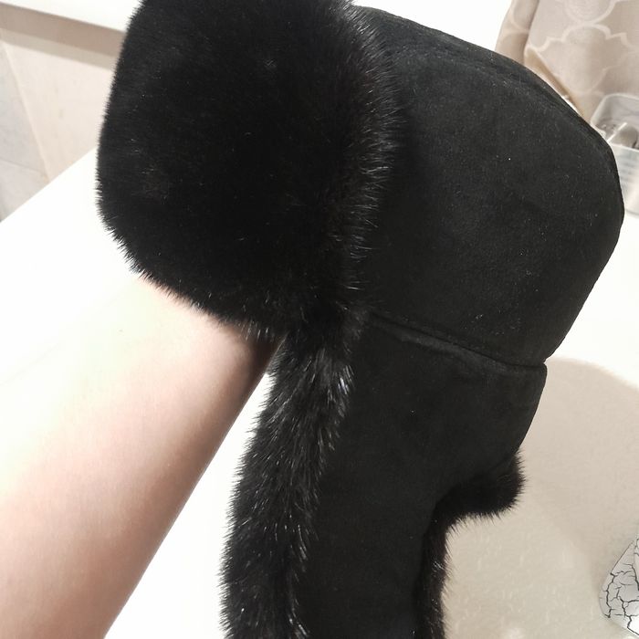 Продам мудскую ушанку норковую!