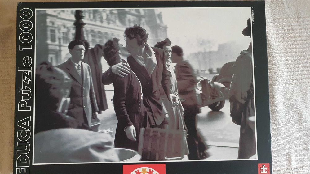 Луксозно ДОМИНО и пъзел EDUCA от 1000 части - чисто нови