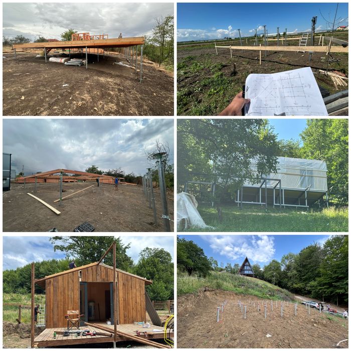 Șuruburi fundație/piloni cabane,case modulare,containere montaj rapid