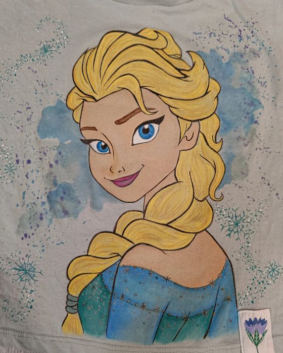 Ръчно рисувана детска тениска