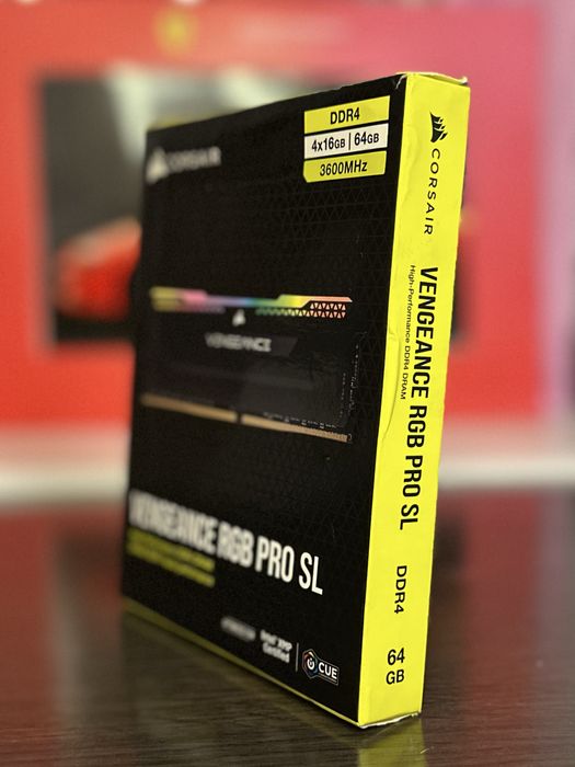 Kit Memorie RAM Corsair Vengeance RGB PRO SL 64GB (4x16GB) DDR4 3600MHz - Nou