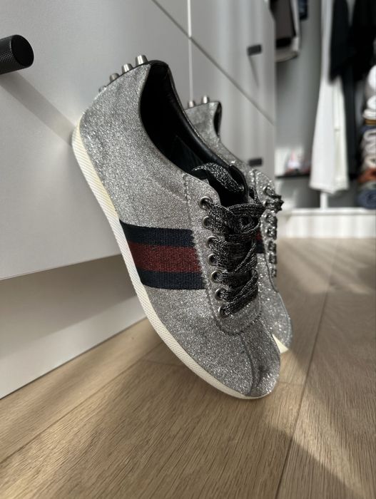 Adidasi GUCCI glitter stud originali