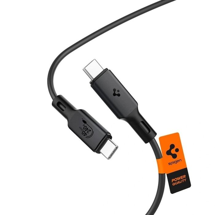 Spigen ArcWire PB2203, USB-C кабел 240W, 40Gbps, 1.2m, черен