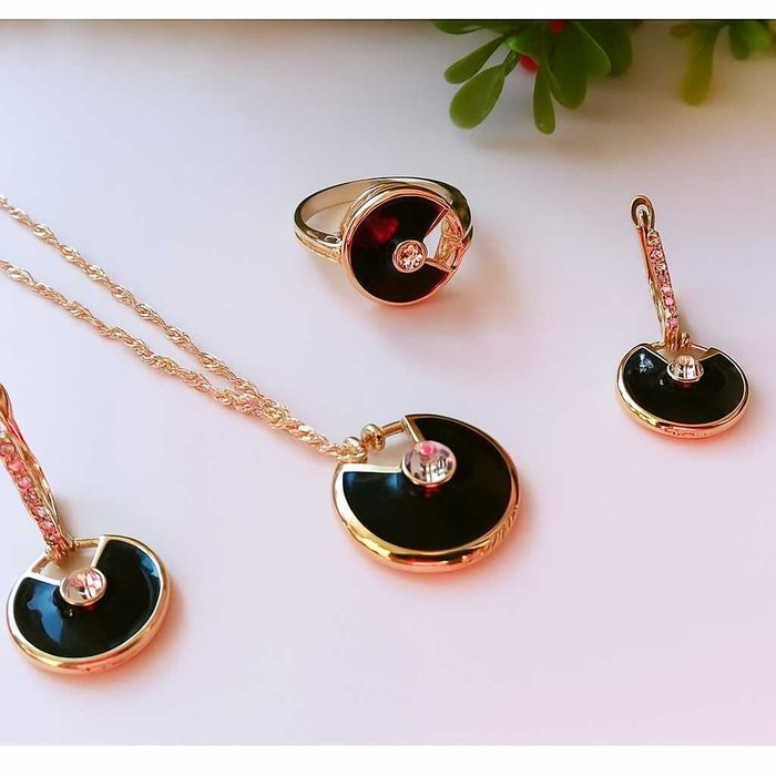 Комплект (серьги, кольцо,кулон)