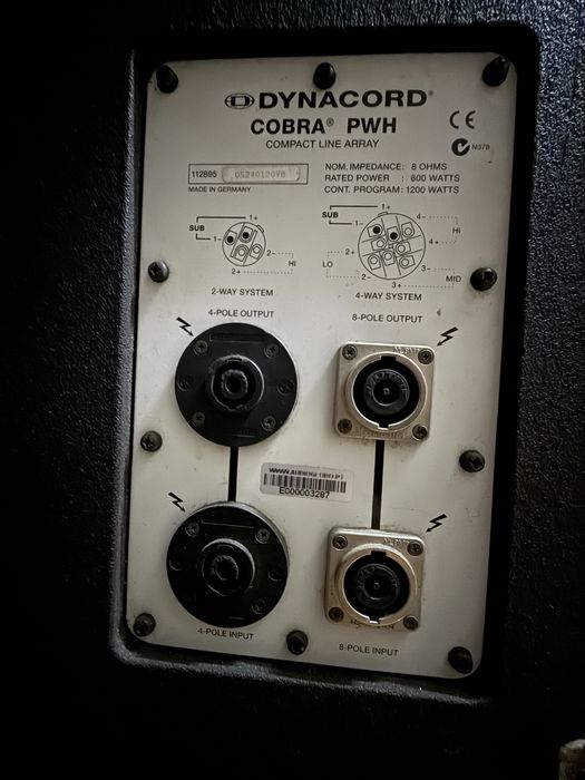 Vand sistem Dynacord COBRA 4