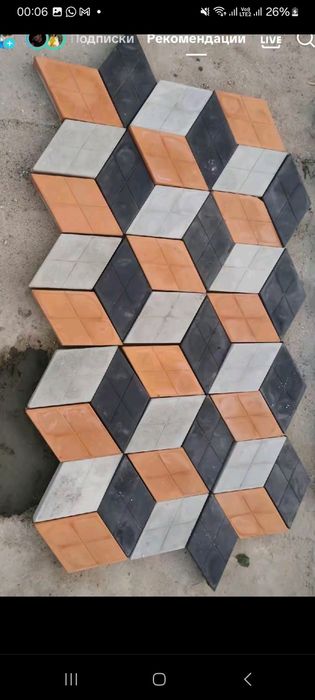 Продам брусчатка Кошкар муйз и Ромбик