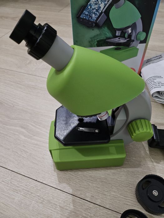Микроскоп Bresser Junior, Увеличение 40x640, Зелен
