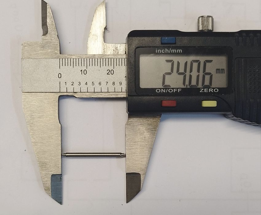 Щифтове пинове патенти за каишки на часовници 20, 21, 22, 23 и 24 мм