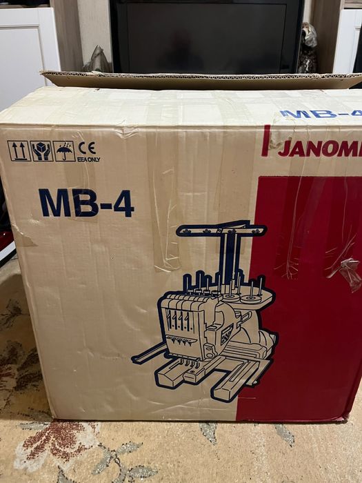 Профессиональная вышивальная машина Janome MB-4, оригинал Япония
