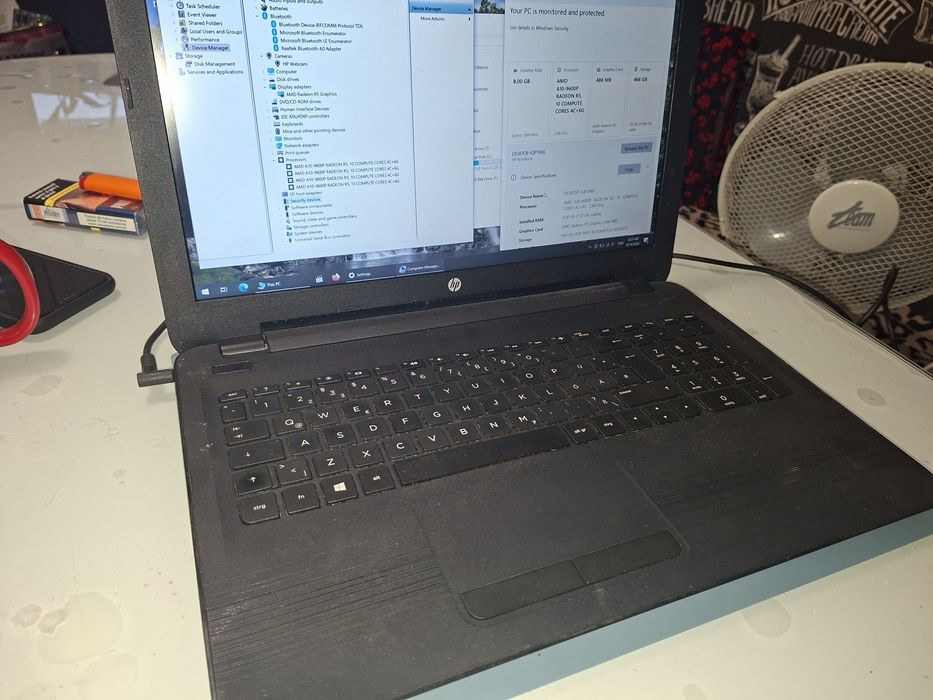 HP 15 cu AMD A10 ( Radeon R5 ), 8 gb ram, display Full HD, Bluetooth, Office 360