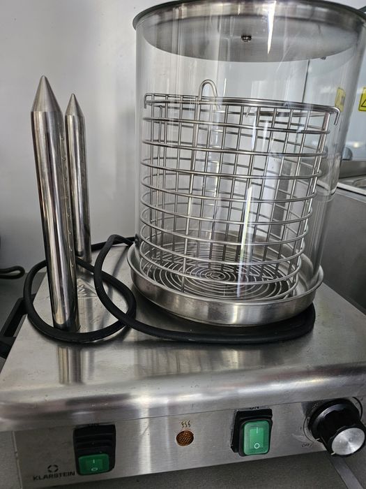 Aparat hot-dog klarstein, doua țepușe, nou