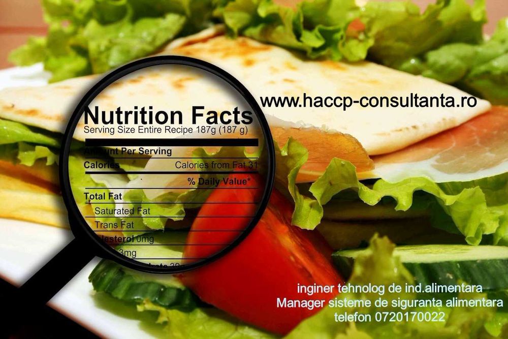 Etichetare produse/Alergeni/Declaratii nutritionale