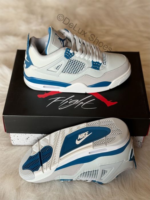 Air Jordan 4 Retro Military Blue Full Box VerificareColet Marimi 36-45