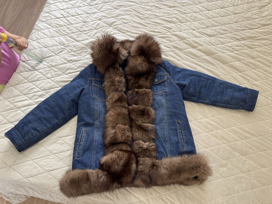 Продам джинсовую парку