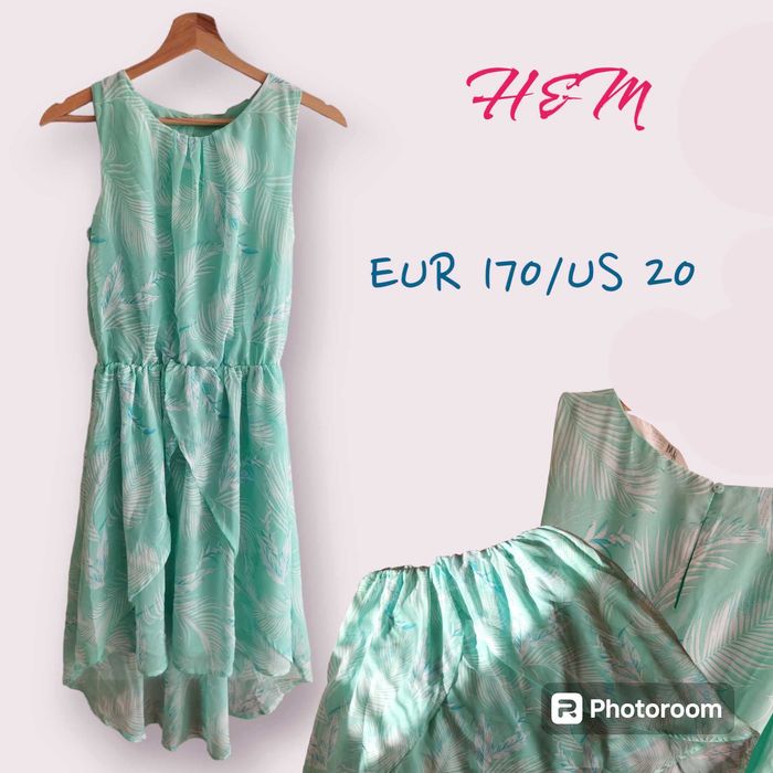 Рокля H&M: Палмови листа (ръст 170)