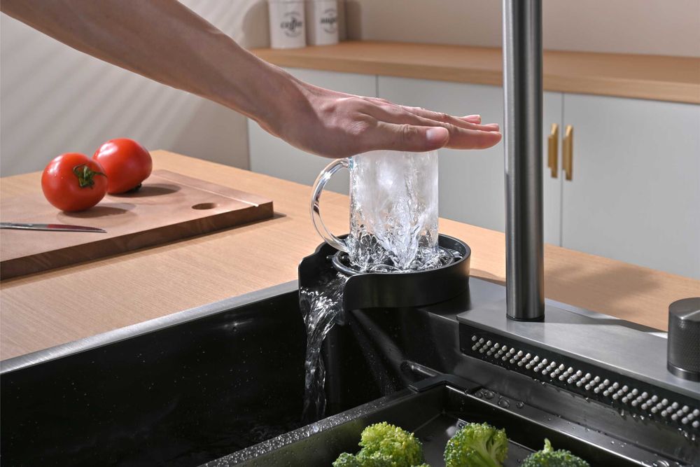 Мултифункционална кухненска мивка 50см