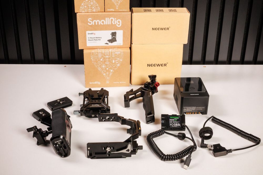 Rig Canon R6/R5 complet. top handle, cage, left handle, etc.