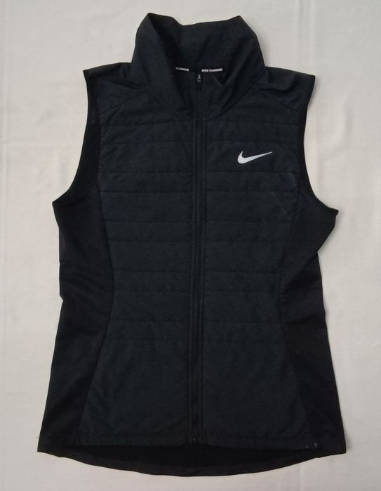 Nike Vest оригинален елек S Найк спорт черна грейка