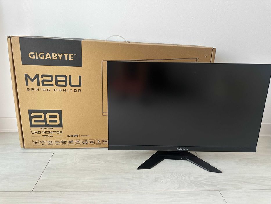 Monitor Gigabyte M28U, 4K, 28", 144Hz, 1ms
