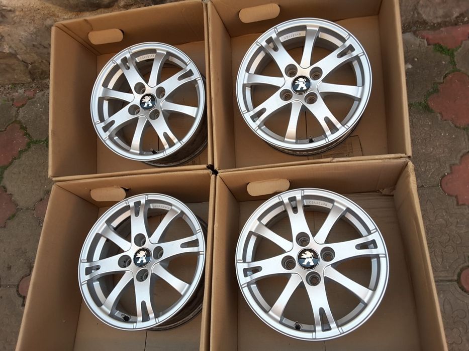 jante aliaj 15; 4x108; Peugeot 207, Peugeot 208 originale Peugeot