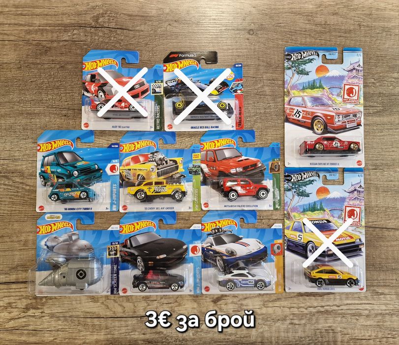 Hot Wheels и Matchbox колекционерски модели 2017-2026
