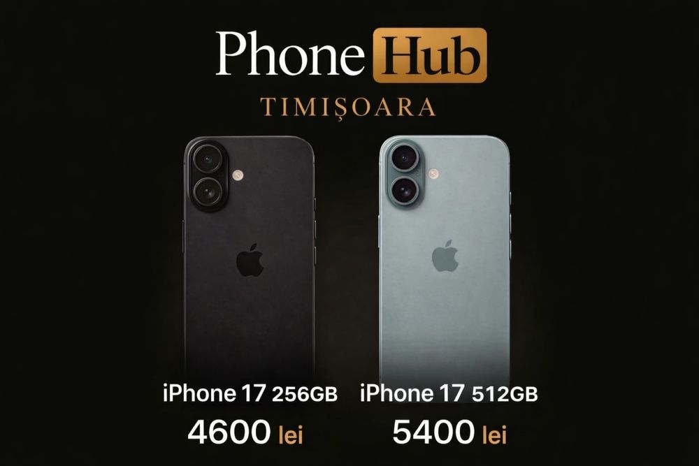 Iphone 17 256gb sau 512gb , sigilate , 12 luni Garantie