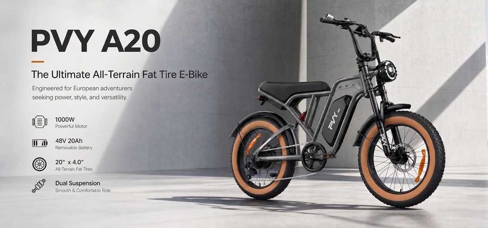 Електрическо колело PVY A20 1000W 48V 20Ah