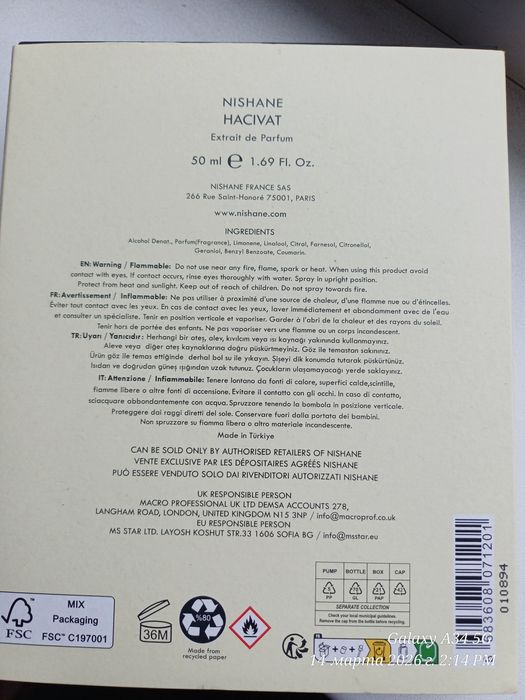 Продам Nishane hacivat. 
Оригинал.