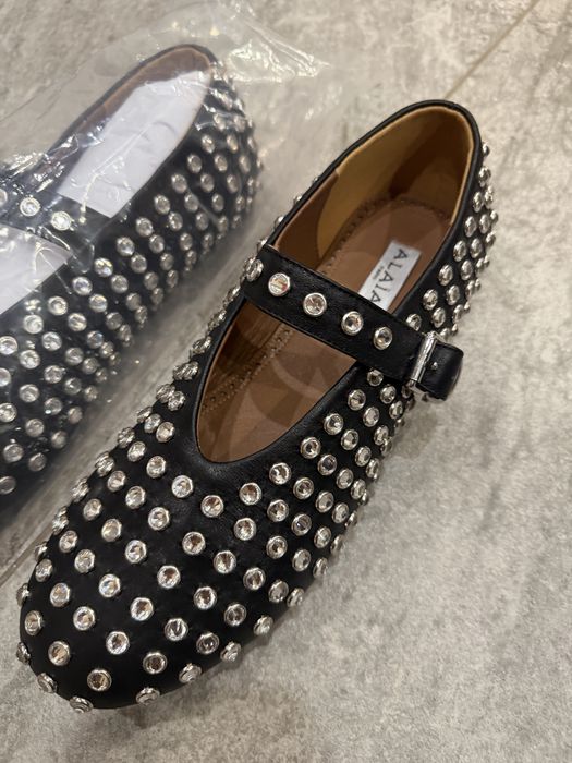 Alaia балеринки с камъни чисто нови 40 и 38