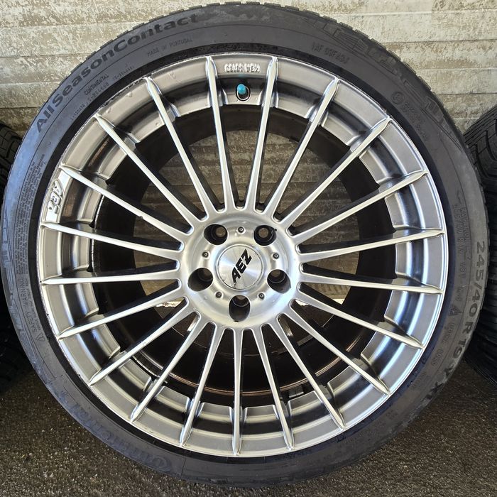 Set 4 jante AEZ 19” cu anvelope Continental 245/40R19