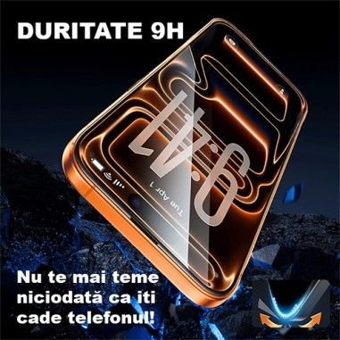 Folie Sticla Privacy Samsung Galaxy S26, HEYBINGO, 2BUC, E-SNAP, Cu Kit de Aplicare si Functie de Indepartare a Prafului