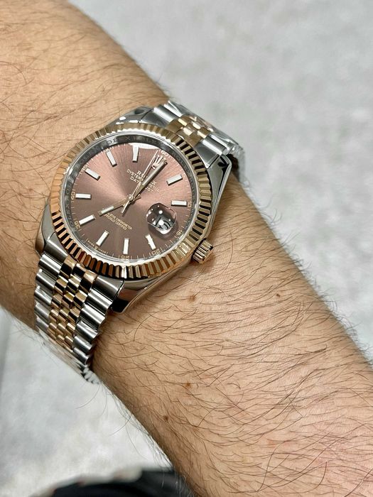rolex datejust 41mm шоколад
