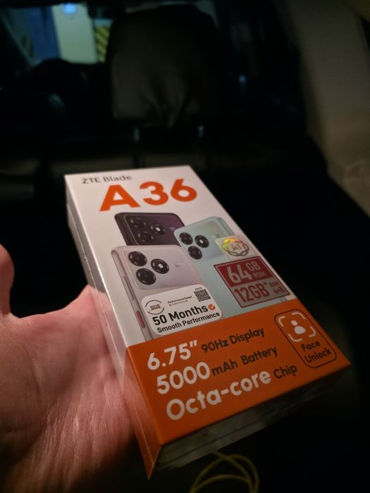 ZTE blade A36 новый, не распечатан