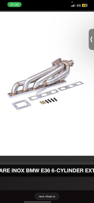 Galerie evacuare Inox TURBO M52\M54